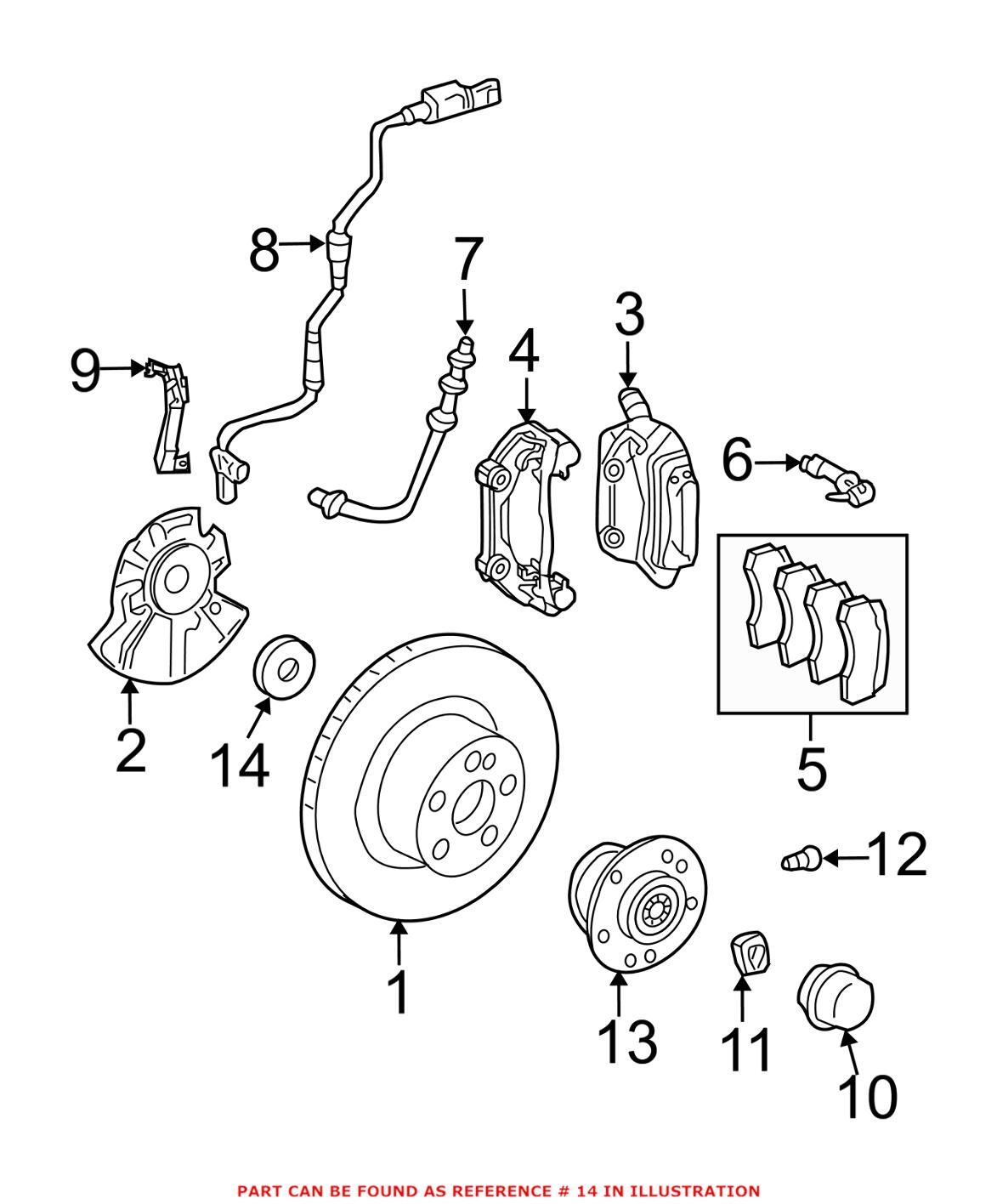 Mercedes Wheel Bearing Seal - Front 0259971647